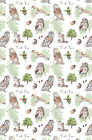 Madeleine Floyd Owls cotton tea towel Barn OWL birds of prey bird nature LAMONT