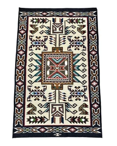 Cara Yazzie, Rug, Teec Nos Pos, Navajo, 38 1/2" x 60" - Picture 1 of 3