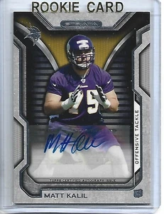 Autógrafos de novato Matt Kalil 2012 Topps Strata #RAMK-Vikings - Imagen 1 de 2