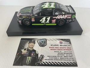 2018 KURT BUSCH #41 Monster Energy Haas Automation Bristol Win Fusion - Picture 1 of 9