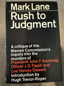 RUSH TO JUDGMENT - Mark Lane (1966) 1st Edition 1st Printing HCDJ JFK - Picture 1 of 11