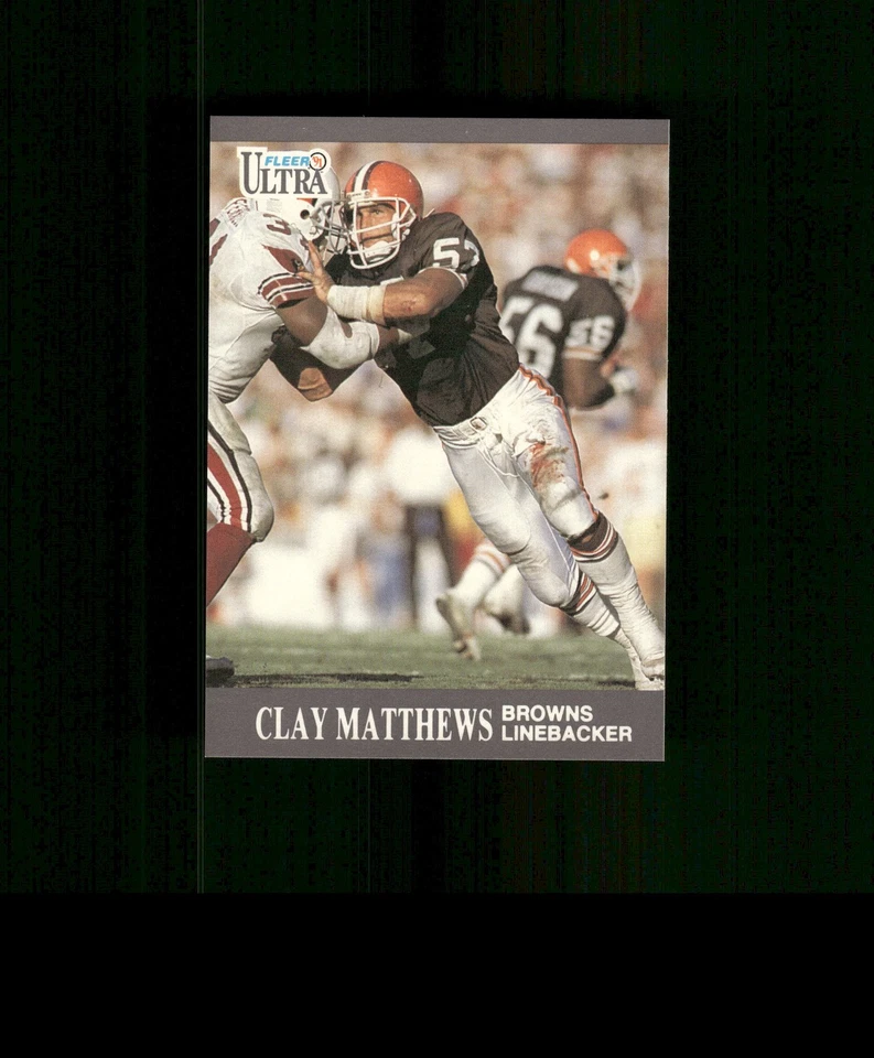 1991 Fleer Ultra #31 Clay Matthews   Football Card  Cleveland Browns - Image 1 of 2