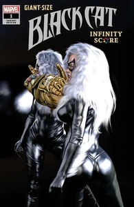 Puntuación infinita de gato negro tamaño gigante #1 cómics desconocidos exclusivos de Marco Turini - Imagen 1 de 1
