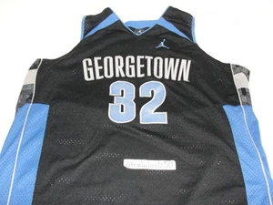 Nike Jordan Georgetown Hoyas #32 Mens 2XL Length +2 Stitch Basketball Jersey HTF - Picture 1 of 4