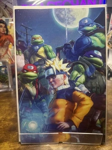 TEENAGE MUTANT NINJA TURTLES X NARUTO 4 TIAGO DA SILVA VARIANT B LTD 600 NIGHT - Picture 1 of 2