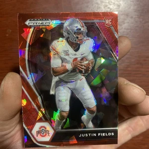 2021 Panini Prizm Draft Picks - Justin Fields #121 Red Ice Prizm RC c592 - Bild 1 von 8