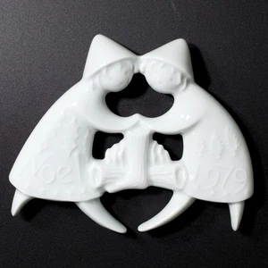 Haviland Limoges Christmas Ornament 1979 Angels a'Warming Original Box Brochure - Picture 1 of 21