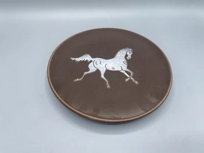 Ruscha - Wandteller - "Cavallo" - Pferd - handarbeit - signiert - Keramik - TOP - Bild 1 von 2