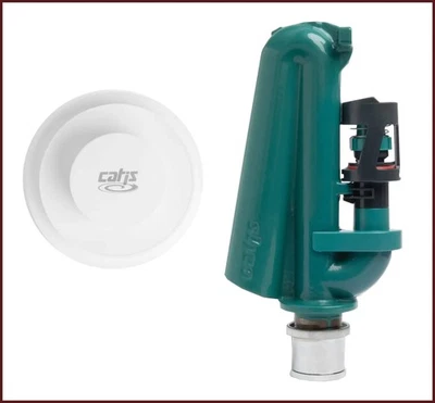 batteria sifone catis ecostop cassetta di scarico wc esterna alta con pulsante - Immagine 1 di 2