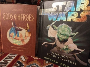 Star Wars & Mythologica: Gods & Heroes Pop-Up Books By Matthew Reinhart/ NF  - Picture 1 of 24