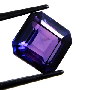 Certified 7.20 Ct Natural Purple TAAFFEITE Radiant Cut Certified Loose Gemstone - Imagen 1 de 11