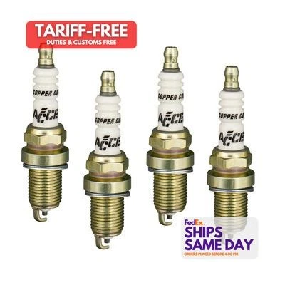 Accel ACL0416S-4 14 mm Thread Gasket Seat Spark Plug Pack of 4 Performance Parts - Image 1 of 4