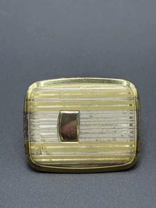 Hebilla de cinturón Hickok de plata de ley con incrustaciones de oro de 18 quilates 28 mm 21 gramos Y4 - Imagen 1 de 9