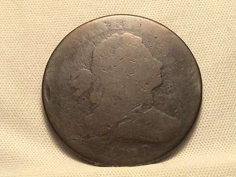 1798 Draped Bust Large Cent Style 2 Hair! Cover