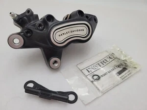 2015-25 Harley-Davidson Front Left Brake Caliper Used H-D Black Chrome OEM - Picture 1 of 23