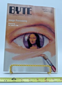 BYTE MAGAZINE MARCH 1987 VOL 12 NO. 3  Digitizing the Mona Lisa - Picture 1 of 9
