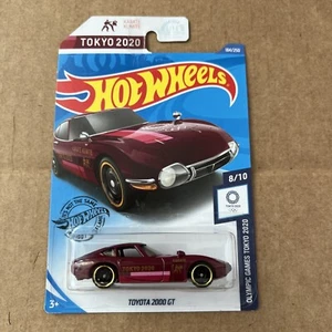 1 2020 Hot Wheels Olympic Games Tokyo 2020 Red Toyota 2000 GT - Picture 1 of 2