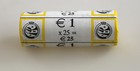 KMS Kursmünzensatz Rolle 1 Euro Belgien 2002 ungeöffnete Sichtrolle