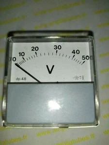Plattengalvanometer 50 Volt 48x48 (DepG12h5)  - Bild 1 von 4