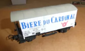 Vintage HO Scale Liliput Biere du Cardinal Beer Freight Car 3 1/2" Long - Picture 1 of 2