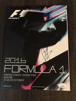 Sebastian Vettel Signed 2016 Formula One Program(JSA) - Image 1 of 2