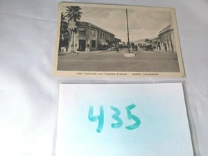 Early 1900's Post Card , Harvard and Florida Avenue, Hemet California - Picture 1 of 3