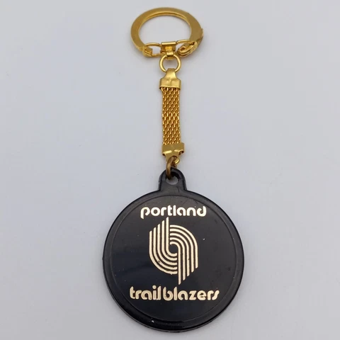 Vintage Portland Trail Blazers Keychain Fob Oregon Basketball Sports Souvenir Cover
