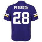 Adrian Peterson NFL Minnesota Vikings Mid Tier Home Purple Jersey Youth (S-XL)