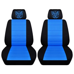 Se adapta a las fundas de asiento Chevrolet Trax LTD 2015 negras y azules claras con Autobot ABF - Imagen 1 de 1