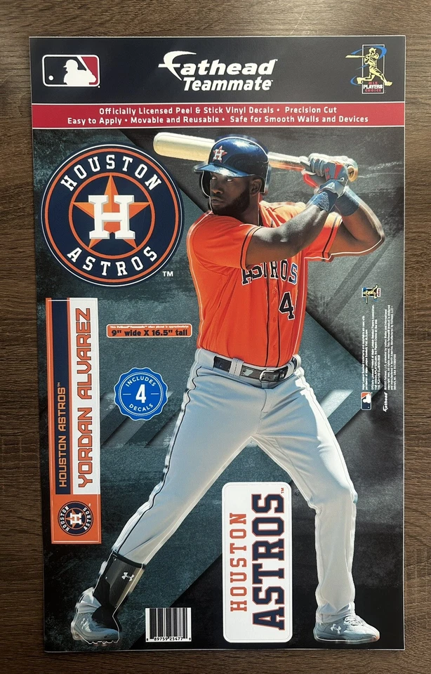 Yordan Alvarez - Fathead Teammate - Removable Wall Graphic 10x17” - Image 1 of 1
