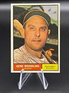 1961 Topps Baseball #275 Gene Woodling Washington Senators EX - Imagen 1 de 2