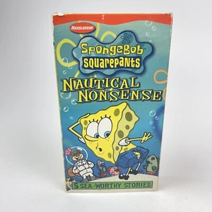 Nickelodeon Spongebob Squarepants Nautical Nonsense VHS 2002 - Picture 1 of 8