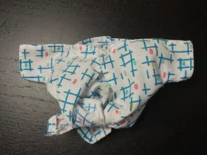 Sindy Double Fun top 1988 white blouse abstract pattern Hasbro 8030 fit 12" doll - Picture 1 of 5