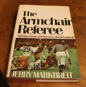 Der Sessel Schiedsrichter ~ Jerry Markbreit ~ 1973 Doubleday HCDJ - Bild 1 von 4