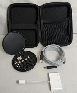 Multi USB Data Cable Kit, 6.6 ft Magnetic USB-C Cable, SD Card Reader - Picture 1 of 11