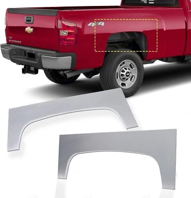 For Chevrolet Silverado 07-14 Rear Upper Wheel Arch Repair Quarter Panels Pair - Image 1 of 4