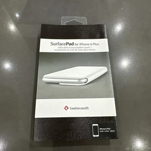 Twelve South Surfacepad Leather Folio Cover W/stand Iphone 6 Plus 6s Plus White - Picture 1 of 1