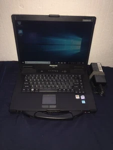 15.4" Panasonic Toughbook CF-52 Core 2 Duo 2.00GHz 2GB RAM DVD/RW 128 Ssd 4gb - Picture 1 of 4