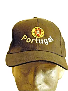 NEW "PORTUGAL" Souvenir Truckers Black Strapback Cap/Hat Travel Unworn COOL HAT - Picture 1 of 6