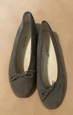 London Sole gray suede ballet flats 39 - Image 1 of 2