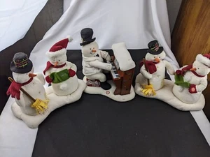 Hallmark Jingle Pals Snowman W/Piano Plus 2 Singing Snowman Parts Or Repair  - Picture 1 of 11