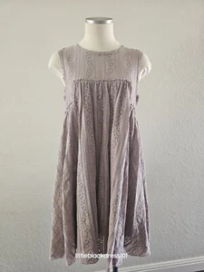 Free People Blush Colored Lace Sleeveless Shift Dress Size Small - Picture 1 of 9