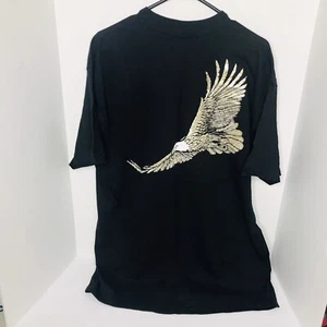 Vintage Winston Cigarettes T Shirt Men's XL Gold Eagle USA American Born 90s - Picture 1 of 4