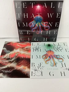 Garbage - Let All That We Imagine Be The Light Signed Insert - Orange Vinyl LP - Picture 1 of 11