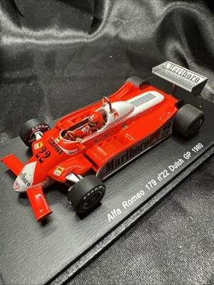 1:43 SPARK  Alfa Romeo 179 Dutch Grand Prix 1980 #22 Vitorio Brambilla Boxed USA - Image 1 of 4