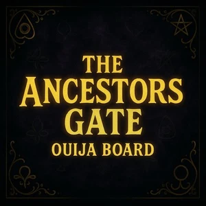 The Ancestors Gate Ouija Board & Planchette Gothic Decor Handmade Spirit Board - Picture 1 of 8