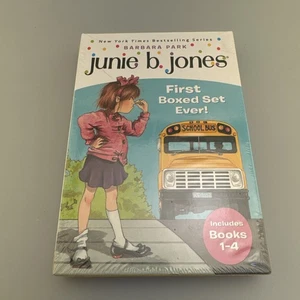 Junie B. Jones's First Boxed Set Ever! (Books 1-4) - Paperback - Sealed - Picture 1 of 3