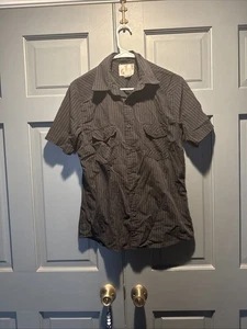 Vintage Y2K OP Ocean Pacific Button Up Shirt Men’s Medium Black Surf Skate 00s - Picture 1 of 3