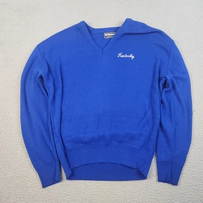 Kentucky Wildcat Vtg Acylic Pullover Sweater Extra Large NCAA UK Embroidered USA - Image 1 of 4