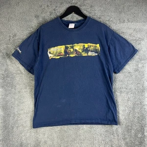 The Bourne Conspiracy Promo T-Shirt Large Blue Gildan Video Game Y2K Playstation - Picture 1 of 12